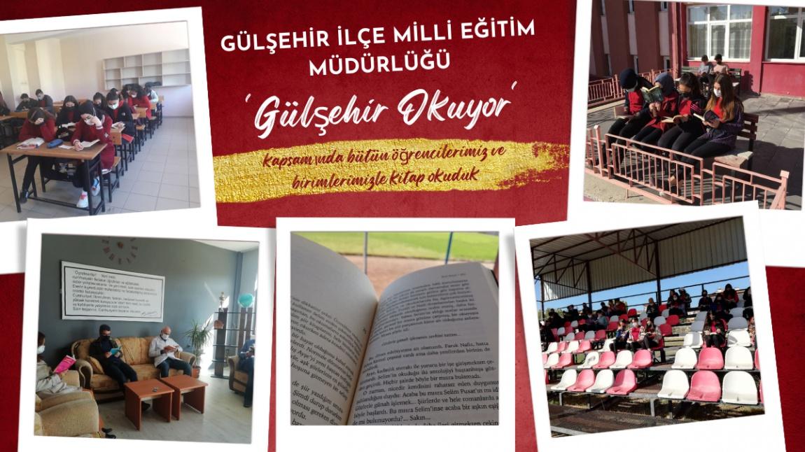 Gülşehir İlçe Milli Eğitim Müdürlüğü 'Gülşehir Okuyor' Projesi kapsamında bütün öğrencilerimiz ve birimlerimizle kitap okuduk